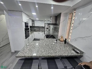 Kitchen sink area view