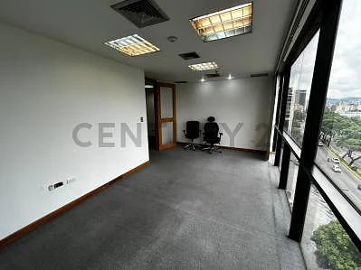 Dining area with modern table