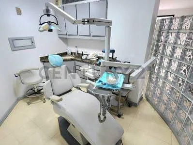 Reception desk and waiting area