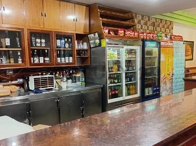 Open concept kitchen with island