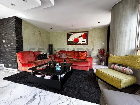 Spacious open-concept living room