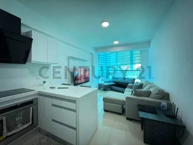 Bright living area seating