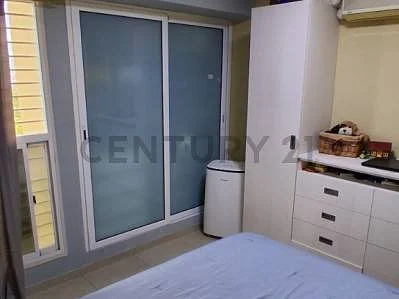 Spacious living area with sofa