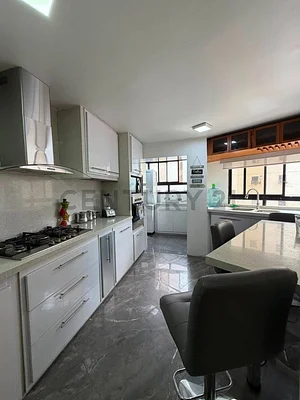Clean apartment exterior design