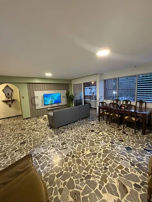 Bright open living room